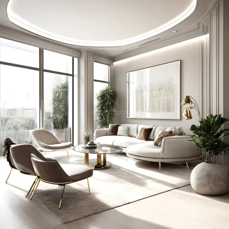 Luxuswohnung Interieur Detailansicht